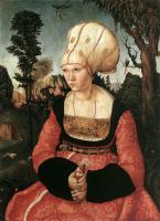 Lucas il Vecchio Cranach - Portrait of Anna Cuspinian